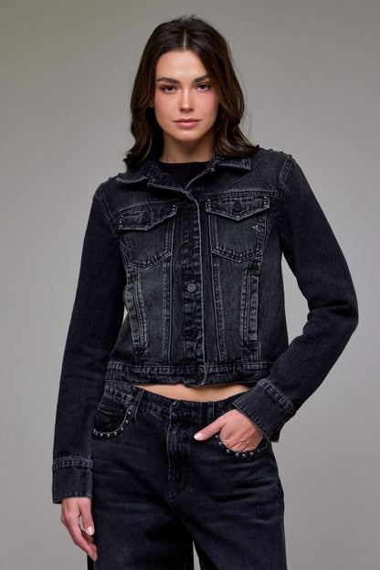 Fitted Trucker Jacket