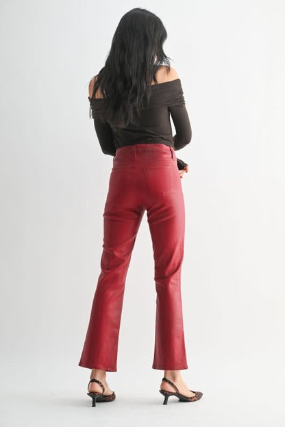 Denim Slim Cropped Bootcut Jean