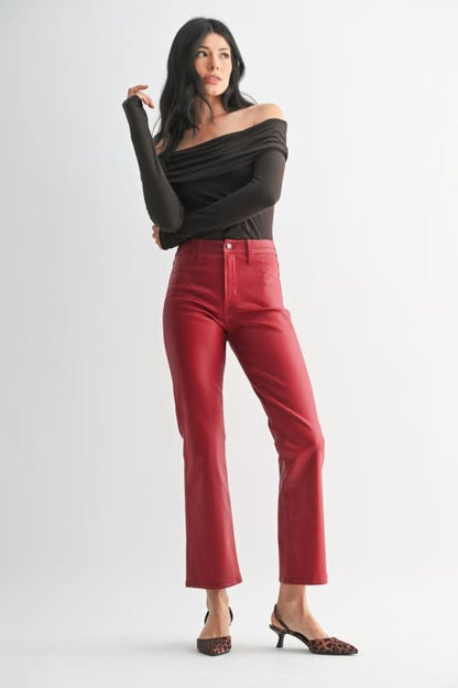 Denim Slim Cropped Bootcut Jean