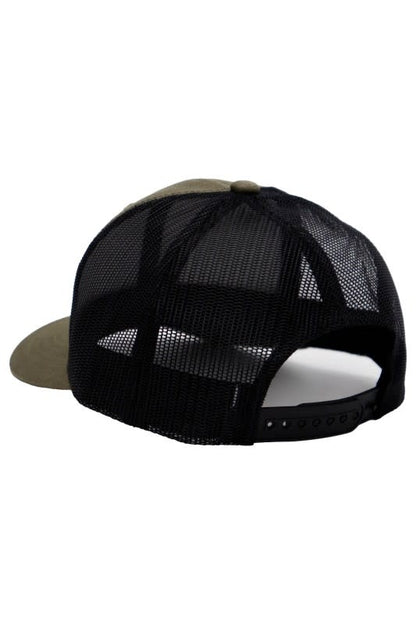 Cap Zone American Flag Patch Trucker Hat