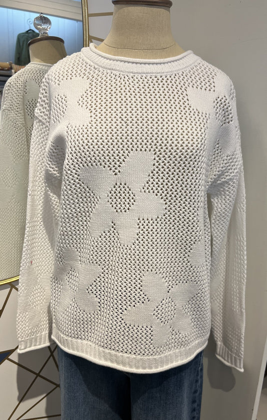 Camille & Co Flower Sweater