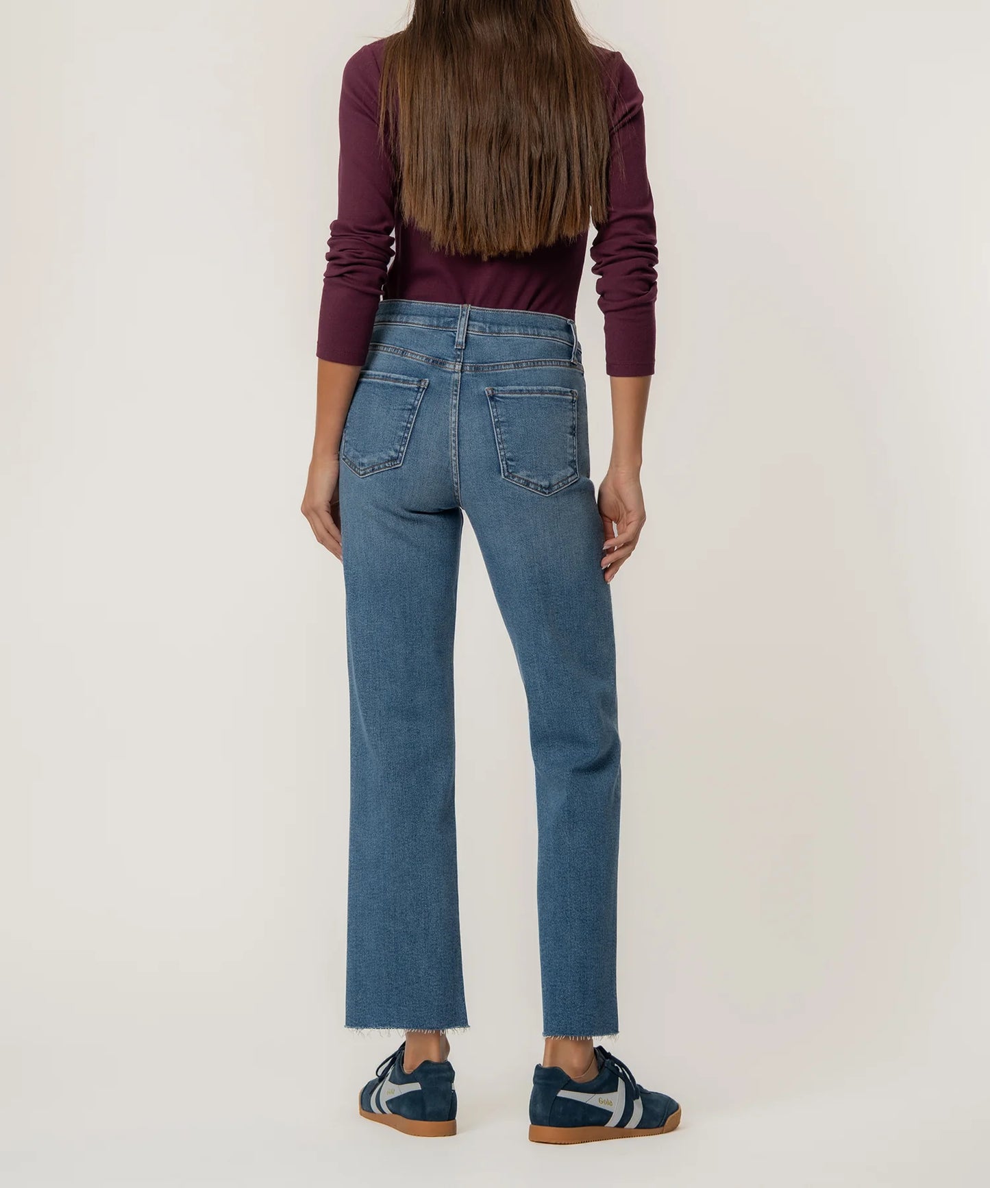 Avery High Rise Easy Straight Leg Jean