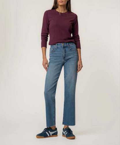 Avery High Rise Easy Straight Leg Jean
