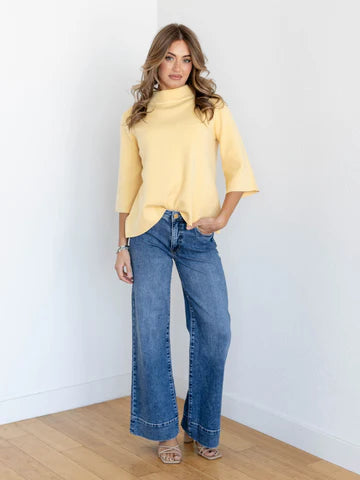Kut Maya High Rise Wide Leg Jean
