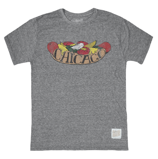 Retro Brand Chicago Hot Dog T Shirt RTC13A