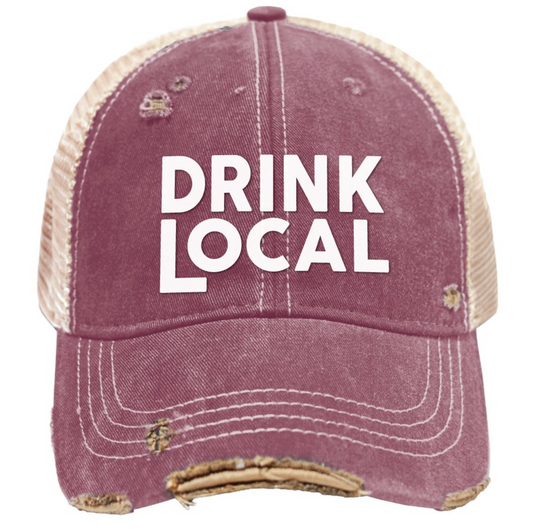 Retro Brand Drink Local Hat RTF3060H Light Maroon