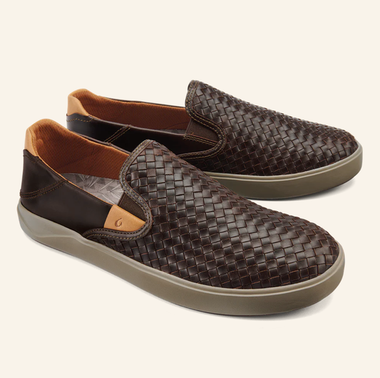 Olukai Men's Lae Ahi Lauhala Slip On Sneaker