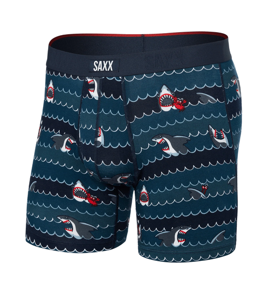 Saxx Vibe Xtra Get Sharky Boxer Brief