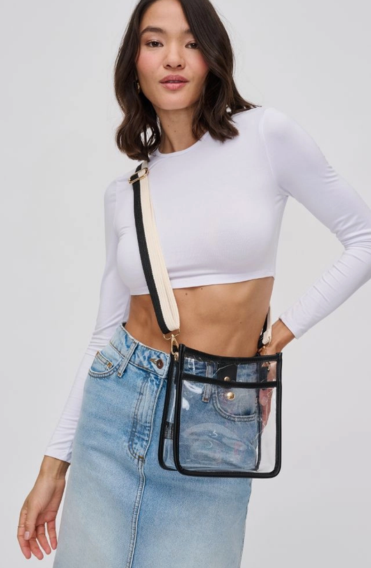Urban Expressions Beckham Clear Stadium Event Crossbody