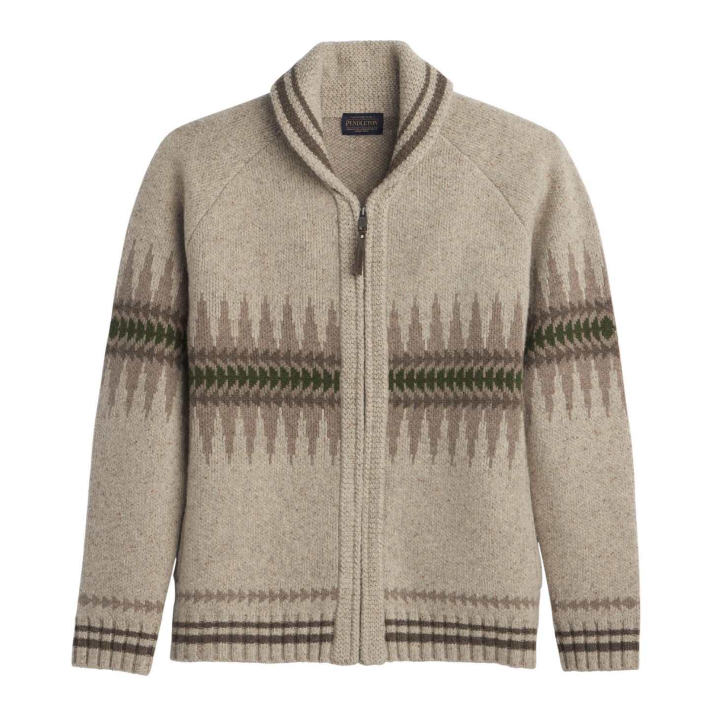 Pendleton Sawtooth Buck Zip Sweater
