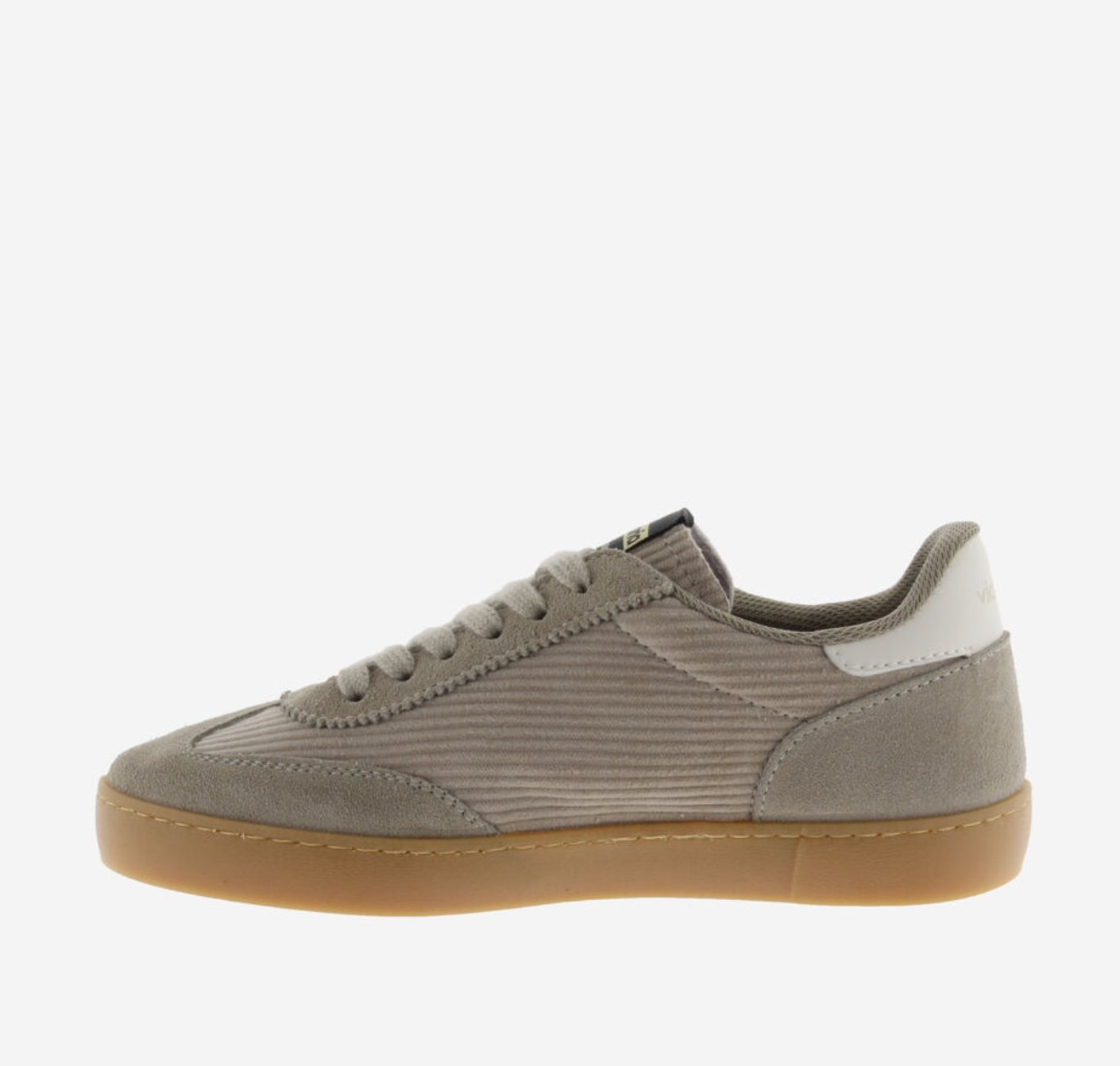 Victoria Berlin Corduroy Trainer with Caramel Sole