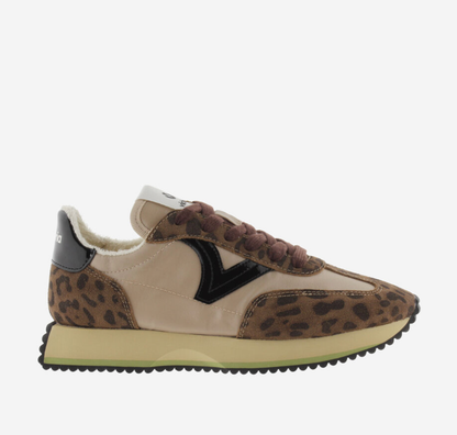 Victoria Cosmos Animal Print Sneaker
