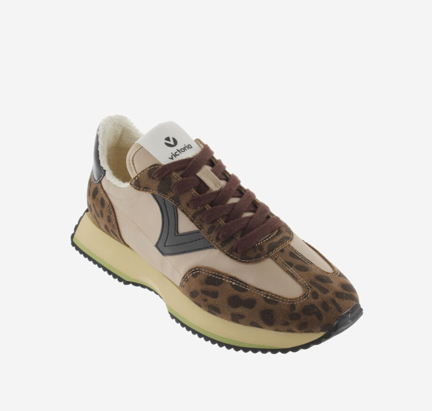 Victoria Cosmos Animal Print Sneaker