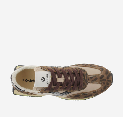 Victoria Cosmos Animal Print Sneaker