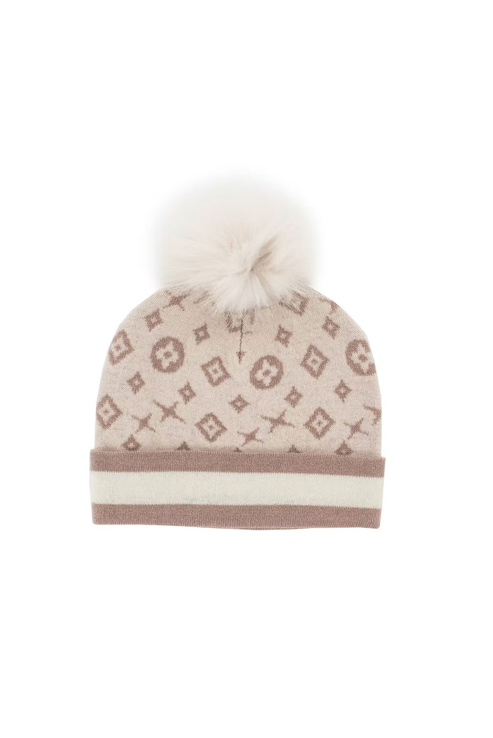 Mitchie's Matchings Hat with Lurex and Fox Pom
