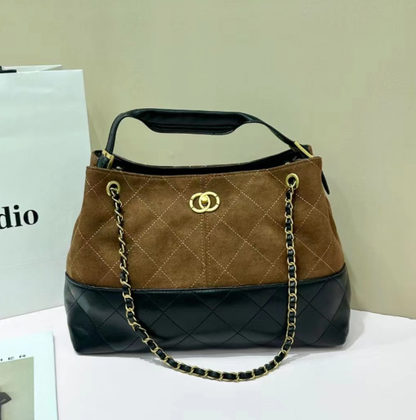 Pretty Persuasions Suede Like Tote Bag