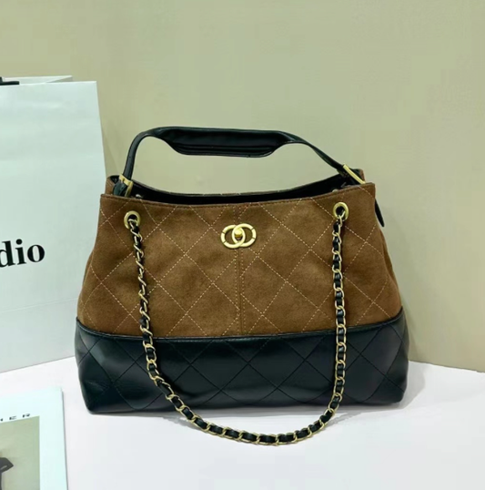 Pretty Persuasions Suede Like Tote Bag