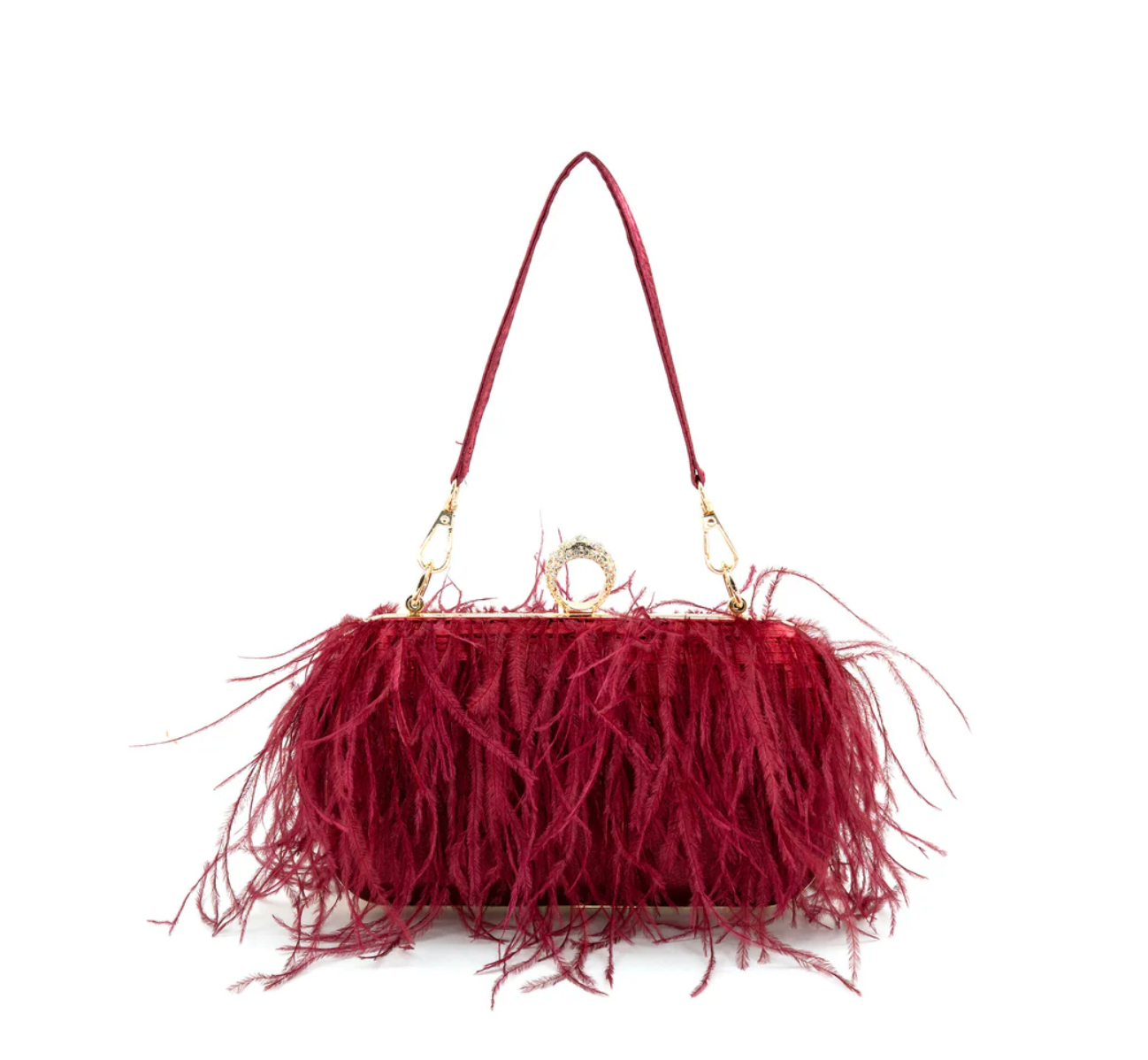 Feathery Evening Bag