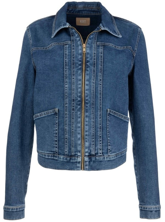 Kut Genevieve Zip Front Jacket