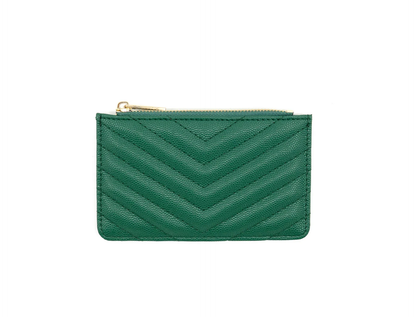 Chevron Stitched Pattern Wallet