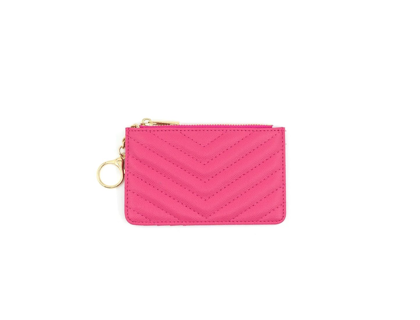Chevron Stitched Pattern Wallet