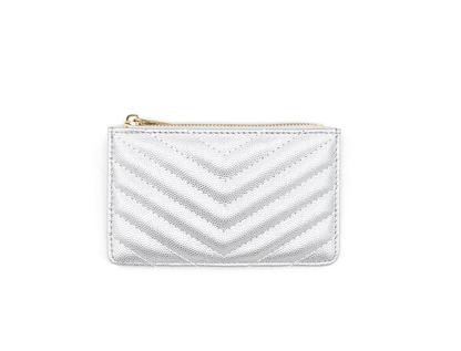 Chevron Stitched Pattern Wallet