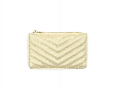Chevron Stitched Pattern Wallet