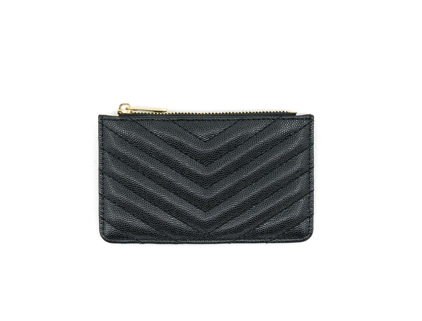 Chevron Stitched Pattern Wallet
