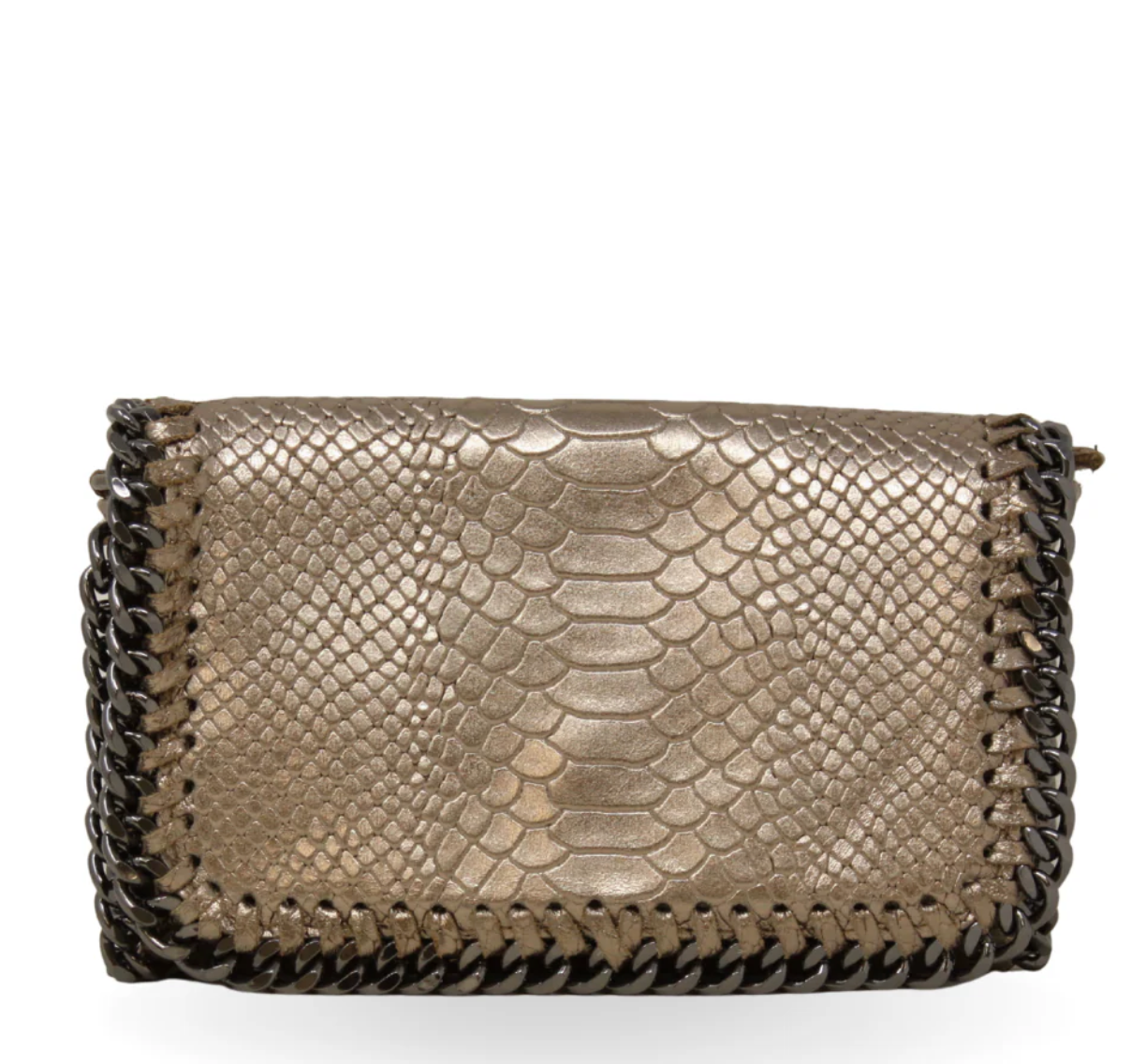 Italian Leather Crossbody Clutch