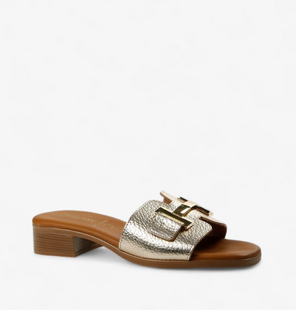 All Black Nu H Slide