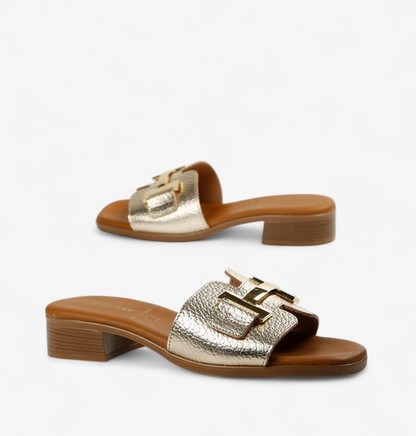 All Black Nu H Slide